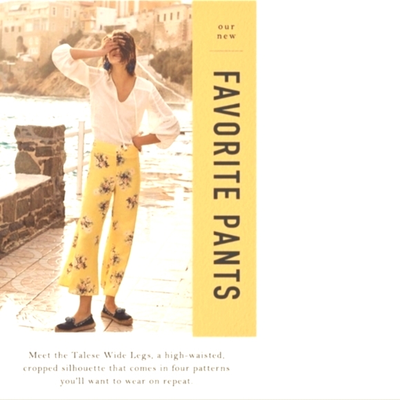 Feather Bone Talesa Floral Wide Leg Pants - Picture 2 of 8